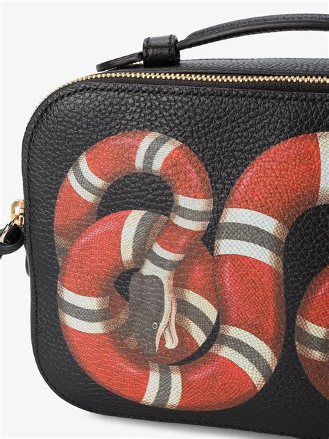 black gucci purse with snake|gucci bag with snake buckle.